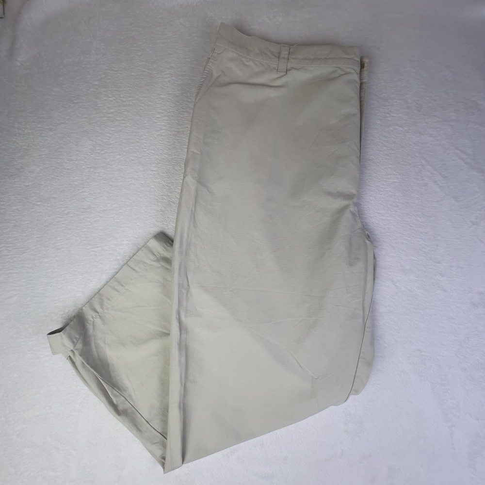 Lauren Ralph Lauren Pants‎ Womens 20W Beige Pleated Straight Leg Khakis Casual